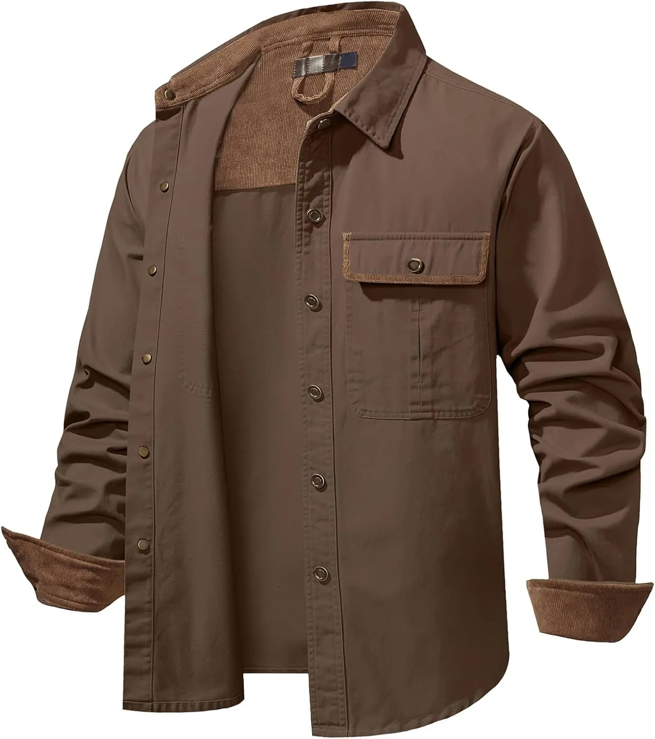 Mens 2023 Dress Shirts Long Sleeve Wrinkle-Resistant Casual Button Down Shirts Solid Formal Dress Shirts Business Top