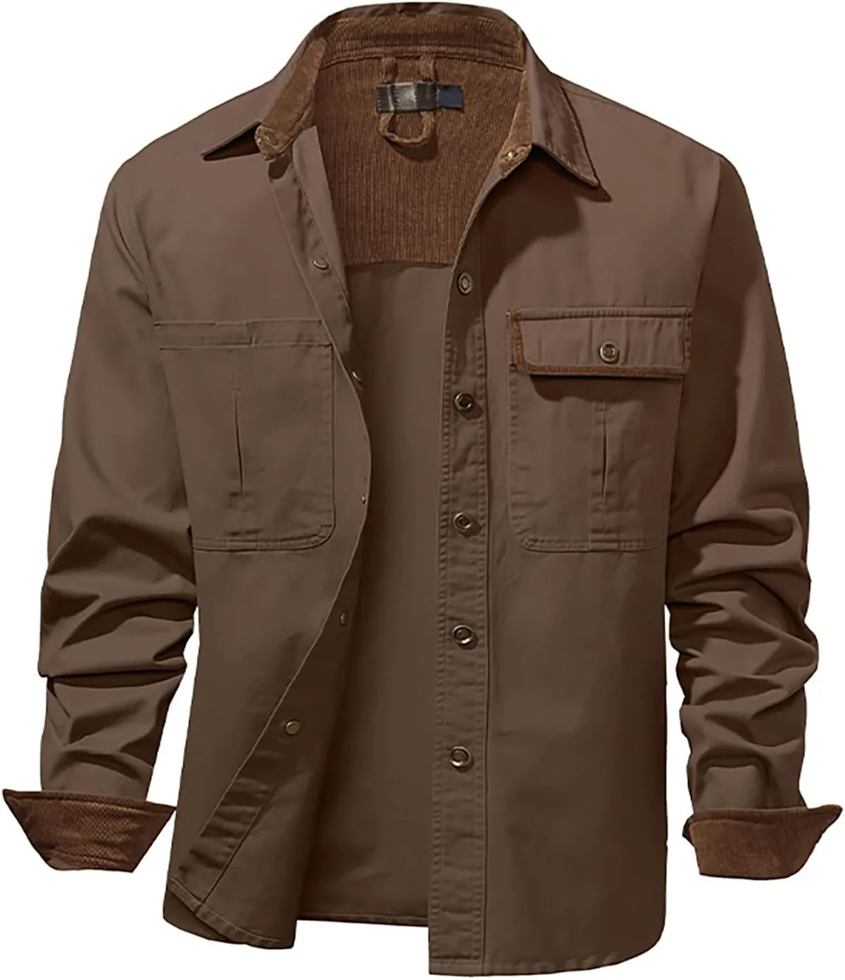 Mens 2023 Dress Shirts Long Sleeve Wrinkle-Resistant Casual Button Down Shirts Solid Formal Dress Shirts Business Top