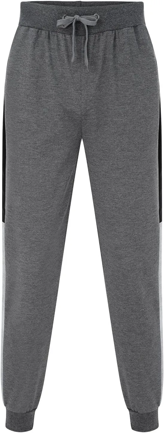 Men's Cargo Sweatpants Workout Trousers Elastic Waist Outdoor Pants Men's Premium Relaxed Fit Straight Leg Cargo Pant