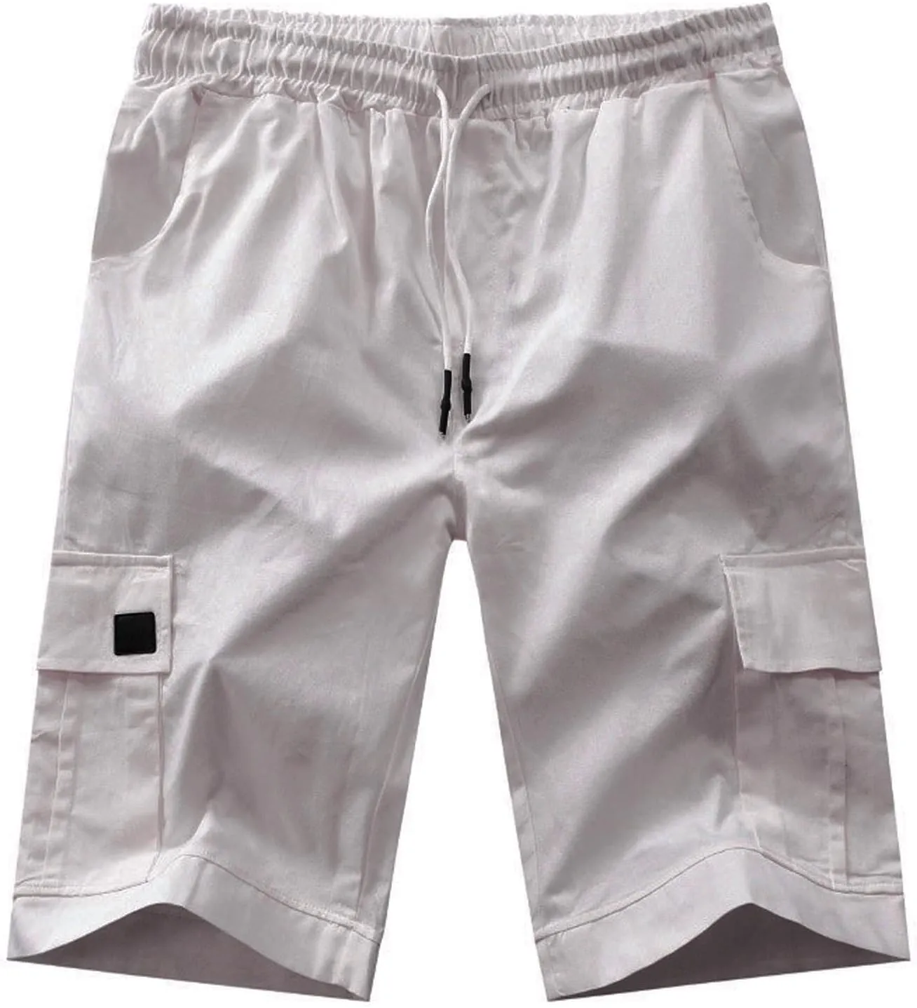Men's Casual Cargo Shorts Classic Fit Athletic Shorts Cotton Cargo Shorts for Men Summer Beach Shorts with 4 Pockets