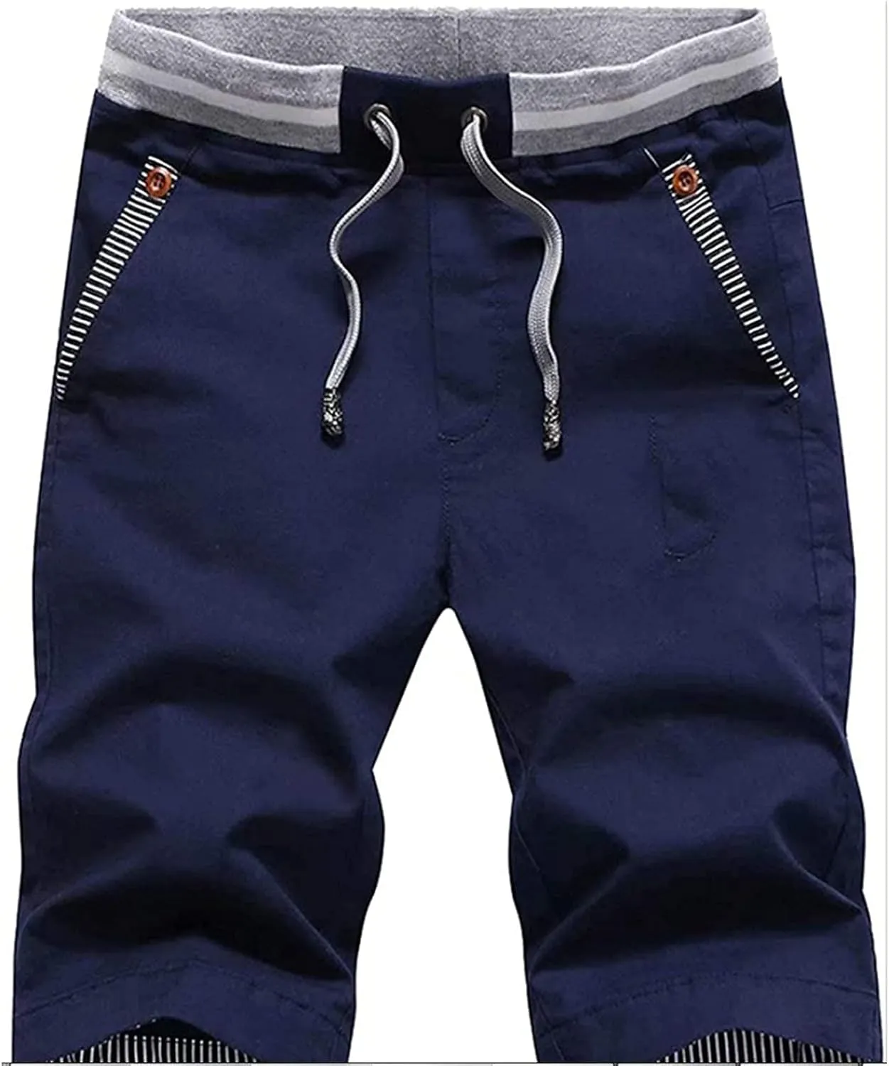Mens Knit Shorts Slim Fit Casual Shorts Elastic Waist Lounge Shorts Lightweight Daily Shorts Soft Cotton Bottoms 2025
