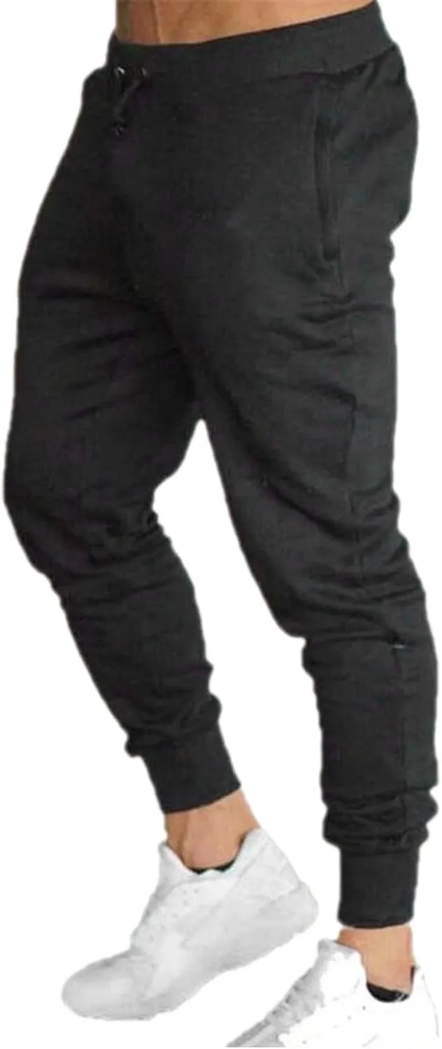 Men's Relaxed Fit Sweatpants Mens Fashion Joggers Sports Pants Casual Cotton Cargo Pants Gym Sweatpants Work Pants