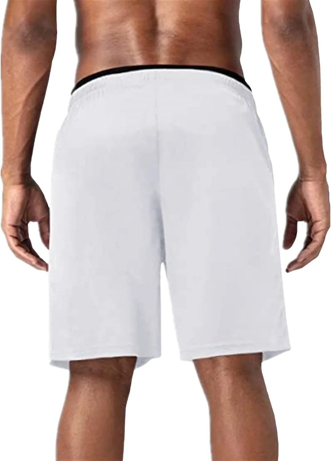 Mens Shorts Casual Men's Solid Slim fit 5 Inch Inseam Gym Shorts Running Shorts Basketball Shorts with Drawtring