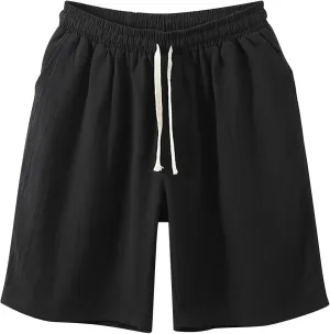 Mens Summer Shorts Retro Scottish Plaid Contrast Waistband Pleated Skirt Cargo Shorts Gym Shorts Mens Running Shorts