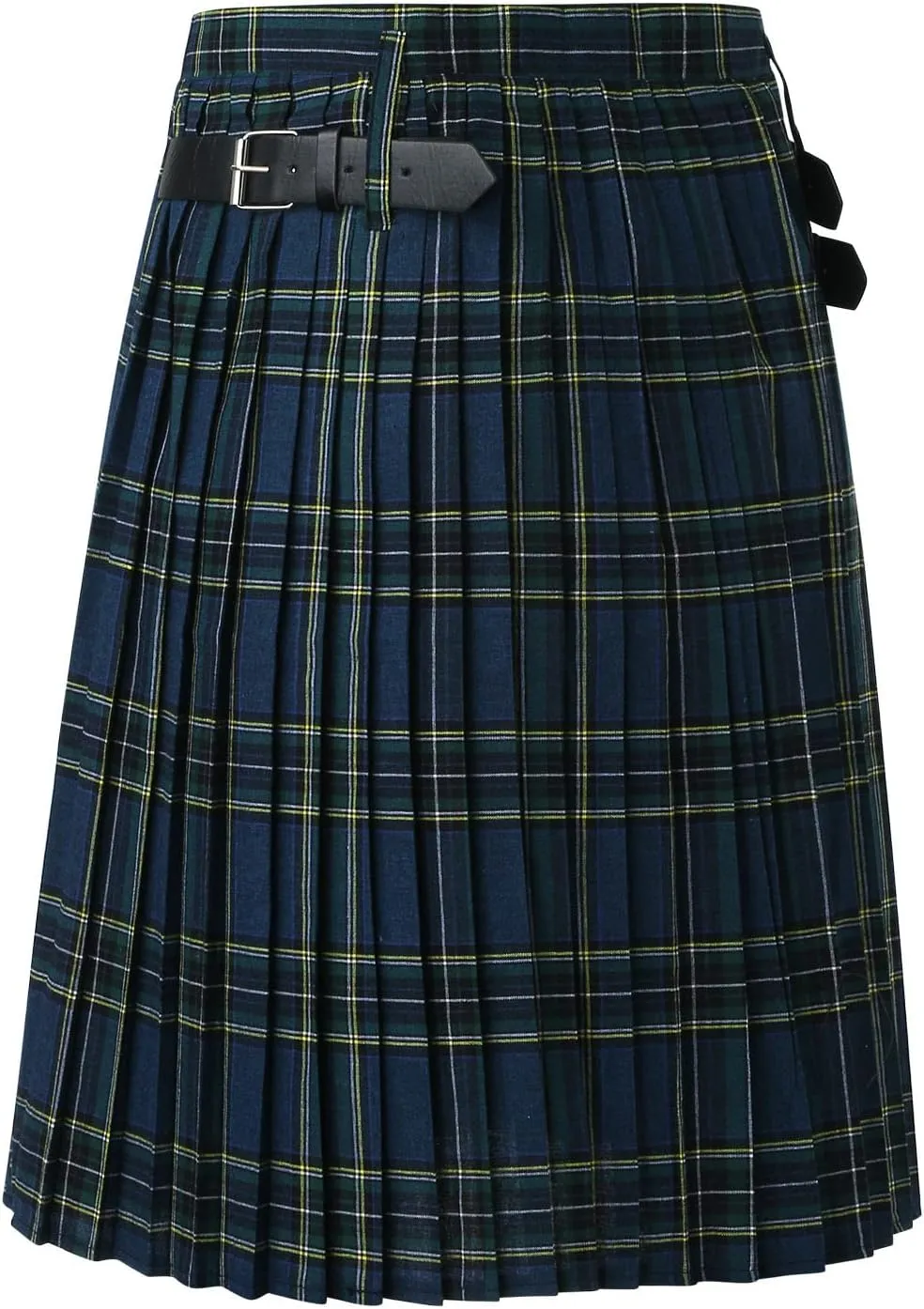 Mens Summer Shorts Retro Scottish Plaid Contrast Waistband Pleated Skirt Cargo Shorts Gym Shorts Mens Running Shorts