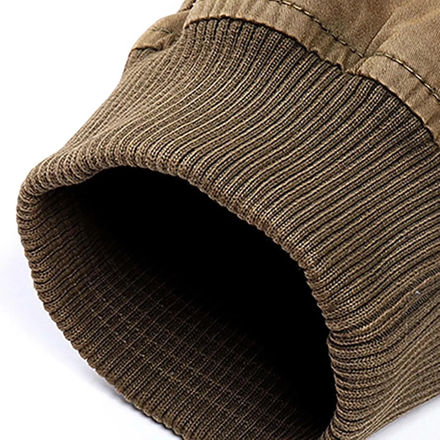 Mens Sweatpants Joggers Elastic Cuff Waterproof Baggy Sweat Pants Classic Work Pants Relaxed Fit Straight Leg Tousers