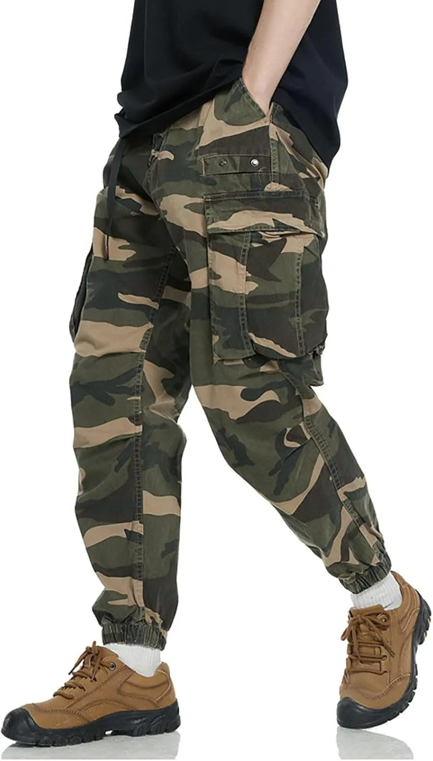 MIDOO Golf Pants Men Stretch Relaxed Fit Casual Loose Straight Sweatpants Outdoor Lightweight Work Hiking Pants Tousers