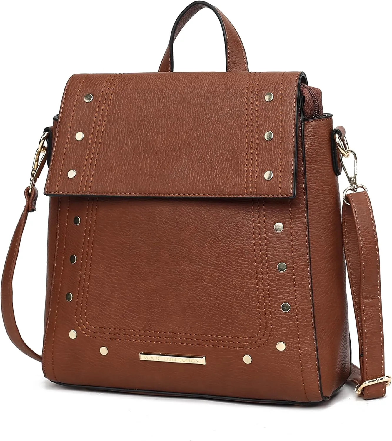 MKF Collection Shoulder Bag Convertible Handbag, Womens Backpack, Satchel & Crossbody 3-in-1 Top-Handle Purse by Mia K