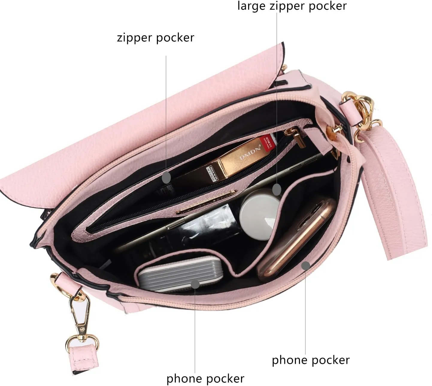 MKF Collection Shoulder Bag Convertible Handbag, Womens Backpack, Satchel & Crossbody 3-in-1 Top-Handle Purse by Mia K
