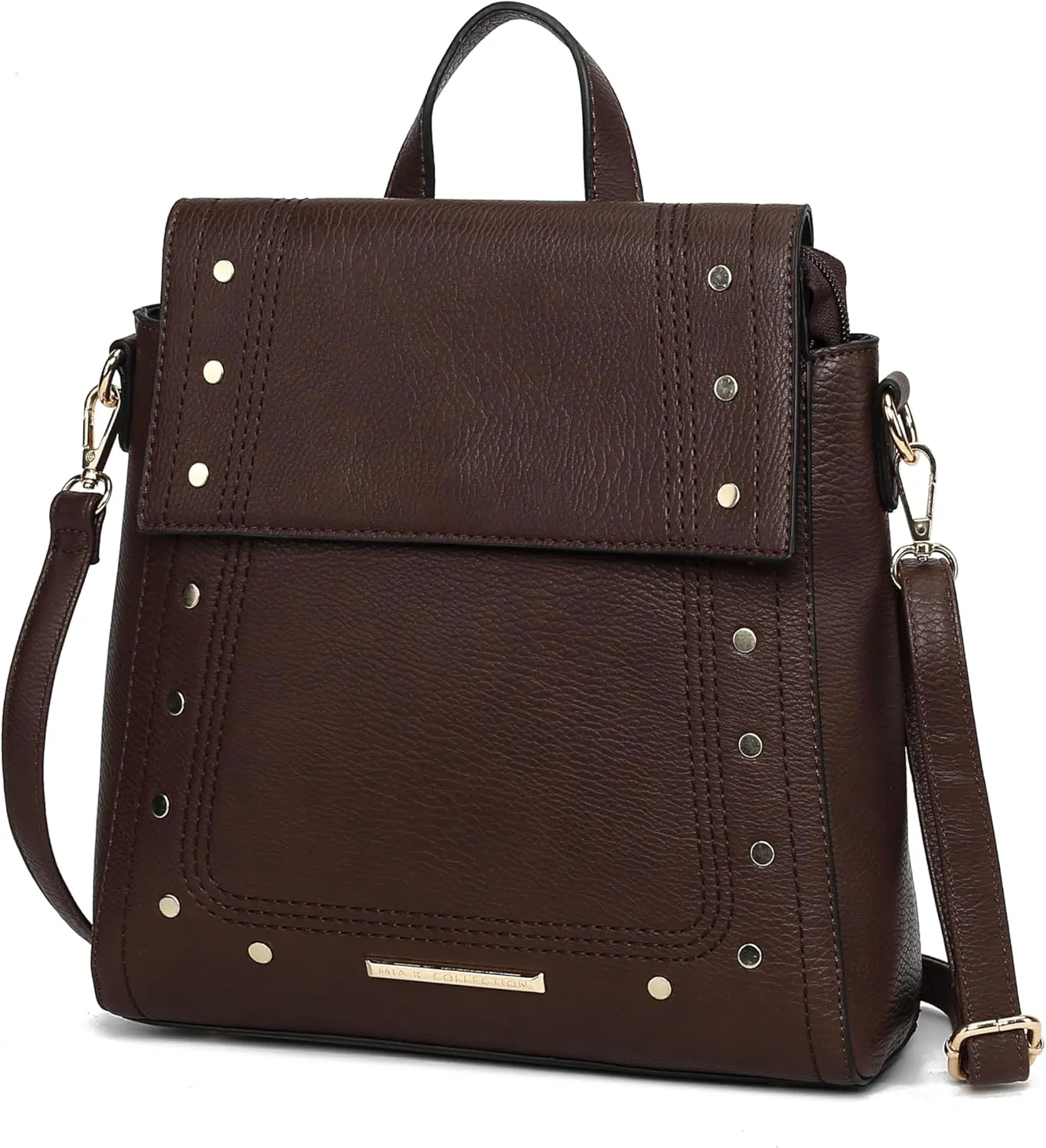 MKF Collection Shoulder Bag Convertible Handbag, Womens Backpack, Satchel & Crossbody 3-in-1 Top-Handle Purse by Mia K