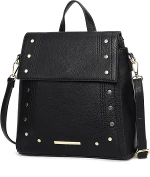 MKF Collection Shoulder Bag Convertible Handbag, Womens Backpack, Satchel & Crossbody 3-in-1 Top-Handle Purse by Mia K