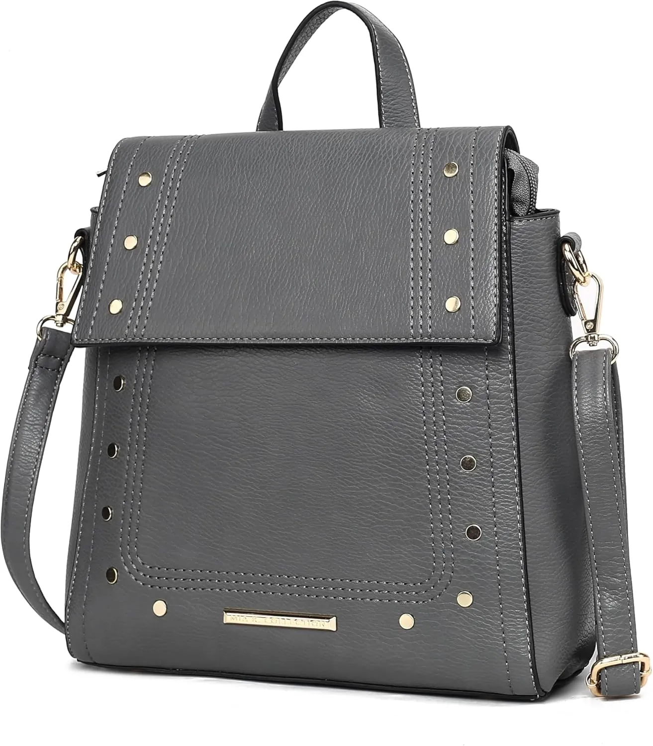 MKF Collection Shoulder Bag Convertible Handbag, Womens Backpack, Satchel & Crossbody 3-in-1 Top-Handle Purse by Mia K