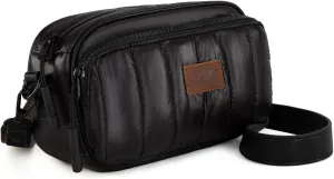 Montana West x Lee Puffer Crossbody Bags for Women Small Quilted Lightweight Water-resistant Purse with Adjustable Strap