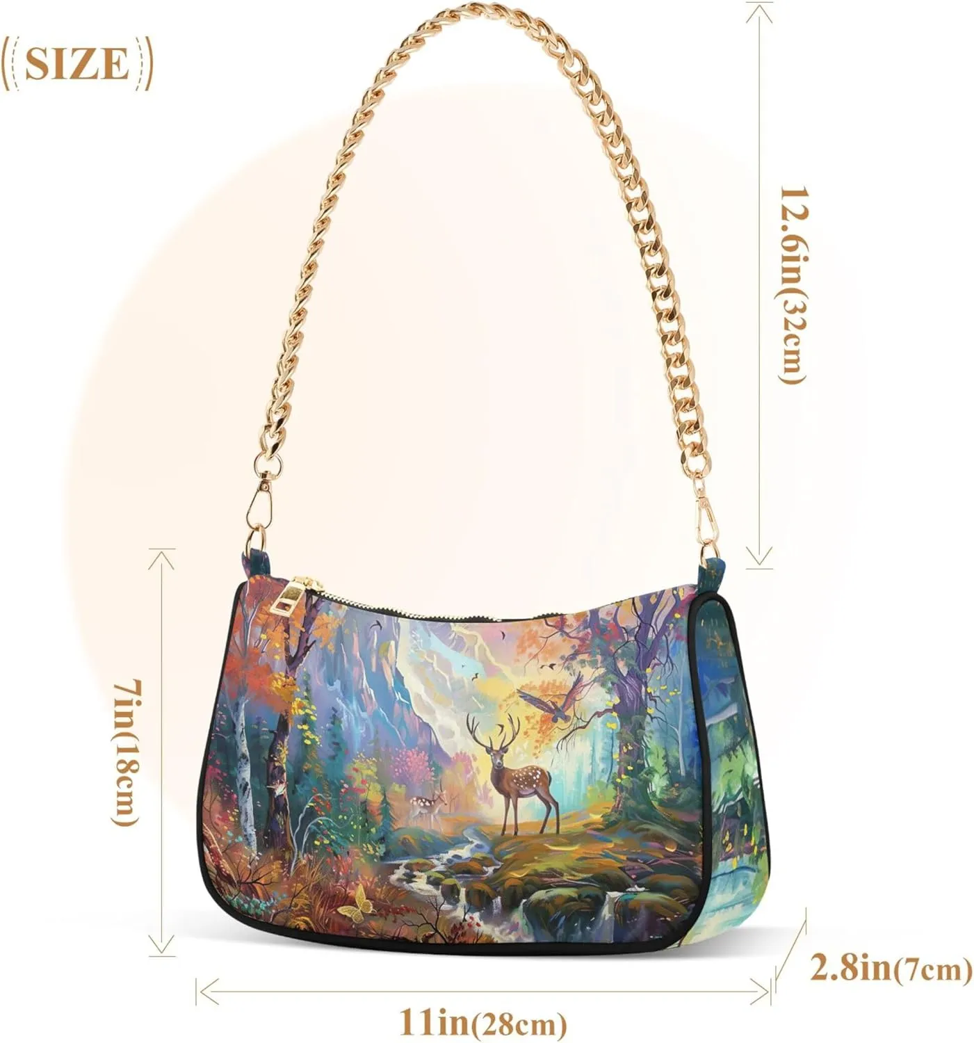 Pink Flamingos Watercolor Beach Phone Wallet Purse Small Hobo Purse Women Small Cute Handbags Cute Shoulder Purse