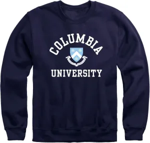 Premium Cotton Crewneck Sweatshirt with Crest Logo