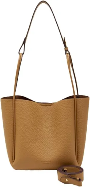 PU Leather Bucket Tote Bags for Women Trendy Vegan Crossbody Bags Designer Ladies Handbags with detachable shoulder Strap