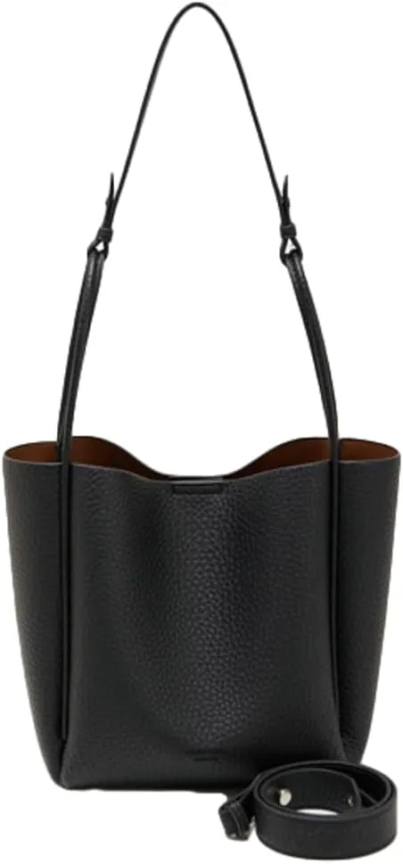 PU Leather Bucket Tote Bags for Women Trendy Vegan Crossbody Bags Designer Ladies Handbags with detachable shoulder Strap