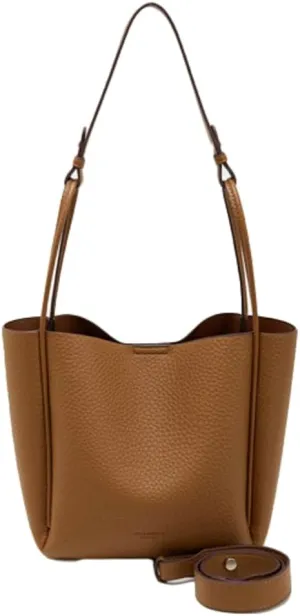 PU Leather Bucket Tote Bags for Women Trendy Vegan Crossbody Bags Designer Ladies Handbags with detachable shoulder Strap