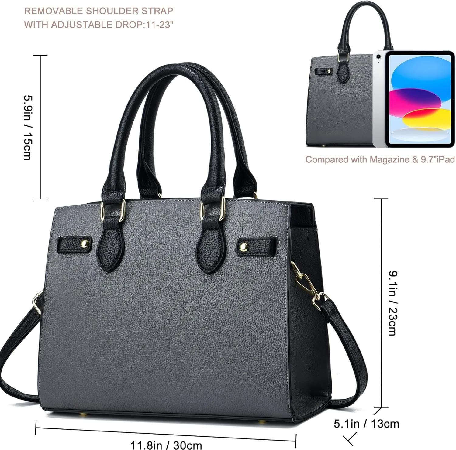 Purses and Handbags for Women Satchel Fashion Ladies Top Handle Shoulder Tote Bags