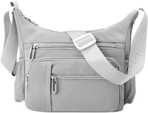 Purses for Women Crossbody Anti Theft Retro Studded Crossbody Bags Small Shoulder Purses Spring Purse 2025(Grey)
