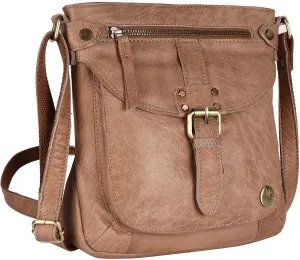 Real Leather Soft Small Womens Crossbody Handbags & Purses - Premium Sling Crossover Shoulder Bag