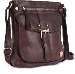 Real Leather Soft Small Womens Crossbody Handbags & Purses - Premium Sling Crossover Shoulder Bag