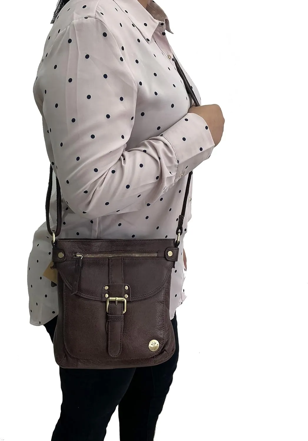 Real Leather Soft Small Womens Crossbody Handbags & Purses - Premium Sling Crossover Shoulder Bag