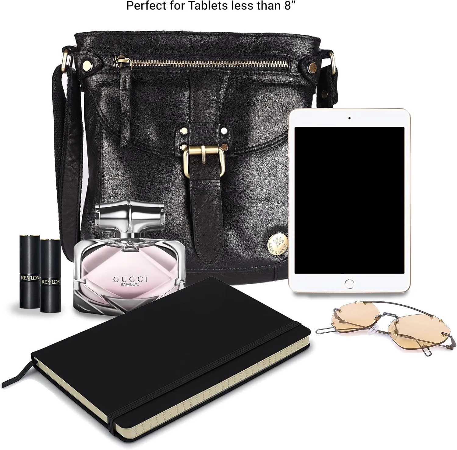 Real Leather Soft Small Womens Crossbody Handbags & Purses - Premium Sling Crossover Shoulder Bag