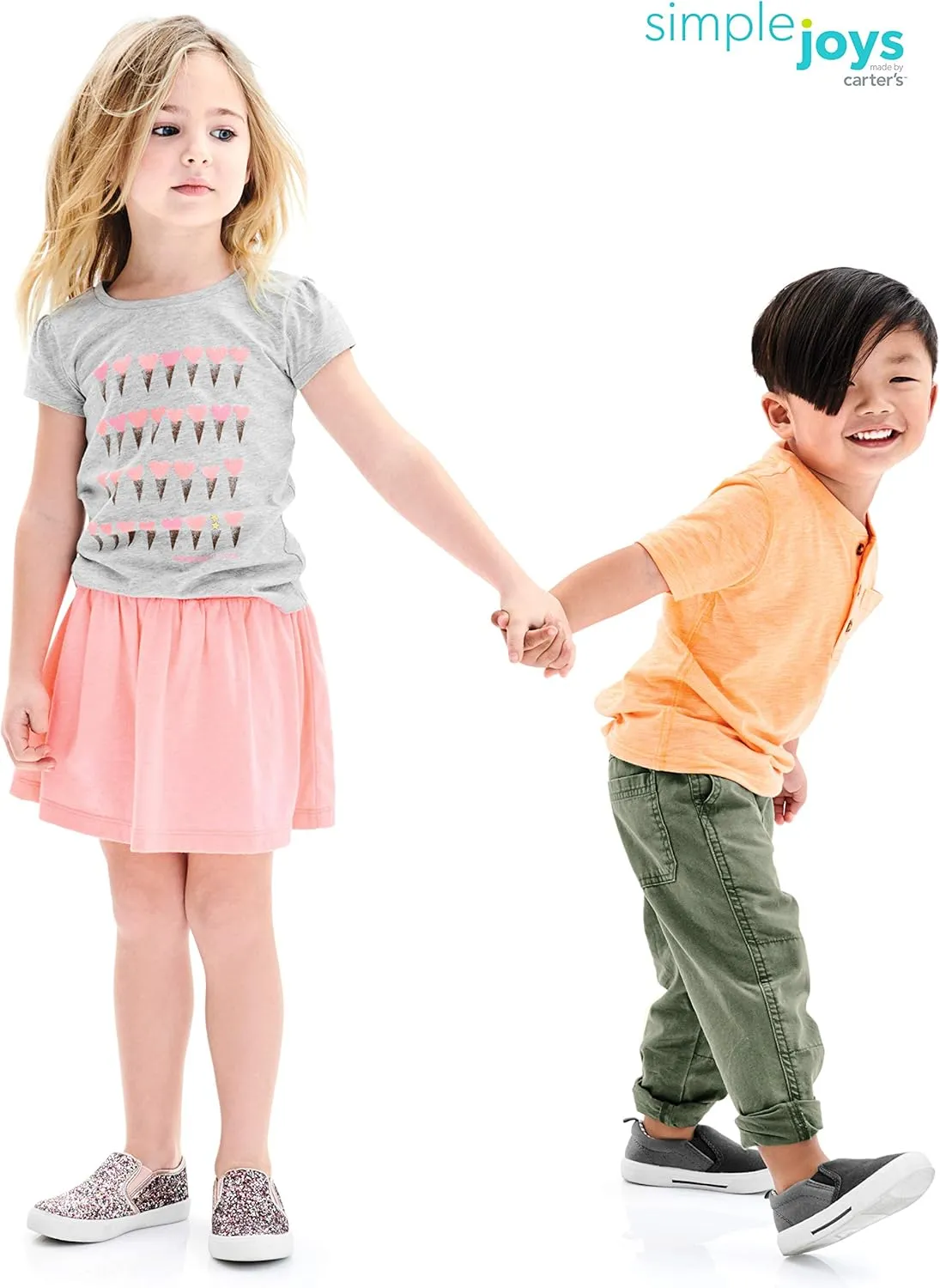 Simple Joys by Carter's Girls' Short-Sleeve Shirts and Tops, Pack of 3