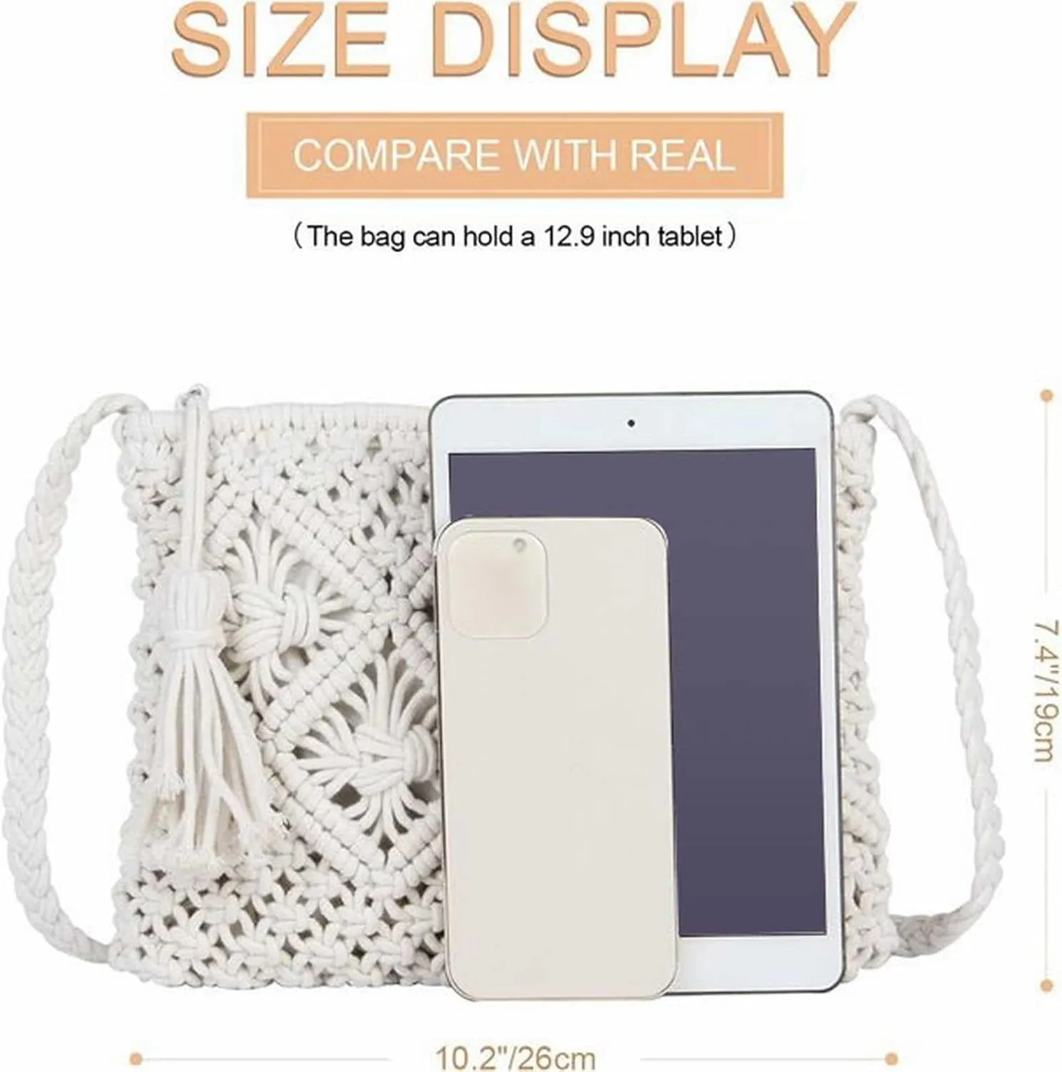 Sling Bags for Women Anti Theft Travel Fabric Nylon Multi Pocket Crossbody Bags Cute Purse for Women Trendy(Black)