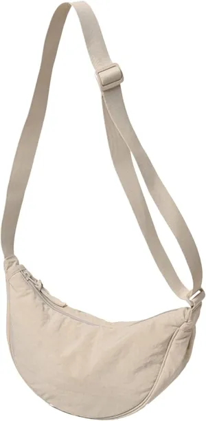Soft Leather Purses for Women Crossbody Purses and Handbags Lightweight Pocketbook Retro Clutch Underarm Purse(White)
