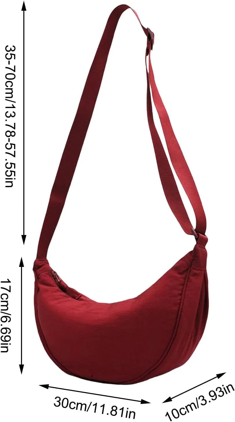 Soft Leather Purses for Women Crossbody Purses and Handbags Lightweight Pocketbook Retro Clutch Underarm Purse(White)