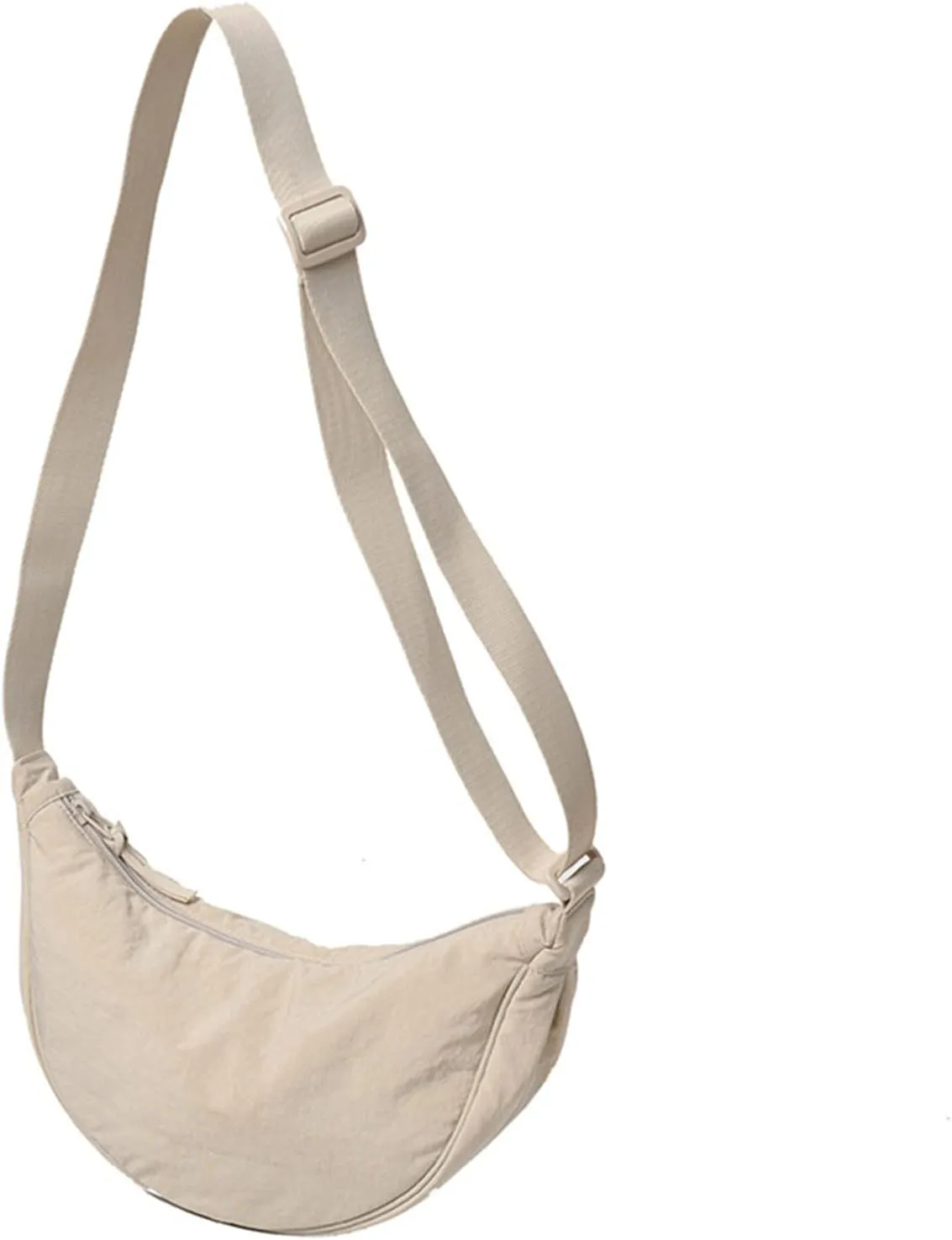 Soft Leather Purses for Women Crossbody Purses and Handbags Lightweight Pocketbook Retro Clutch Underarm Purse(White)