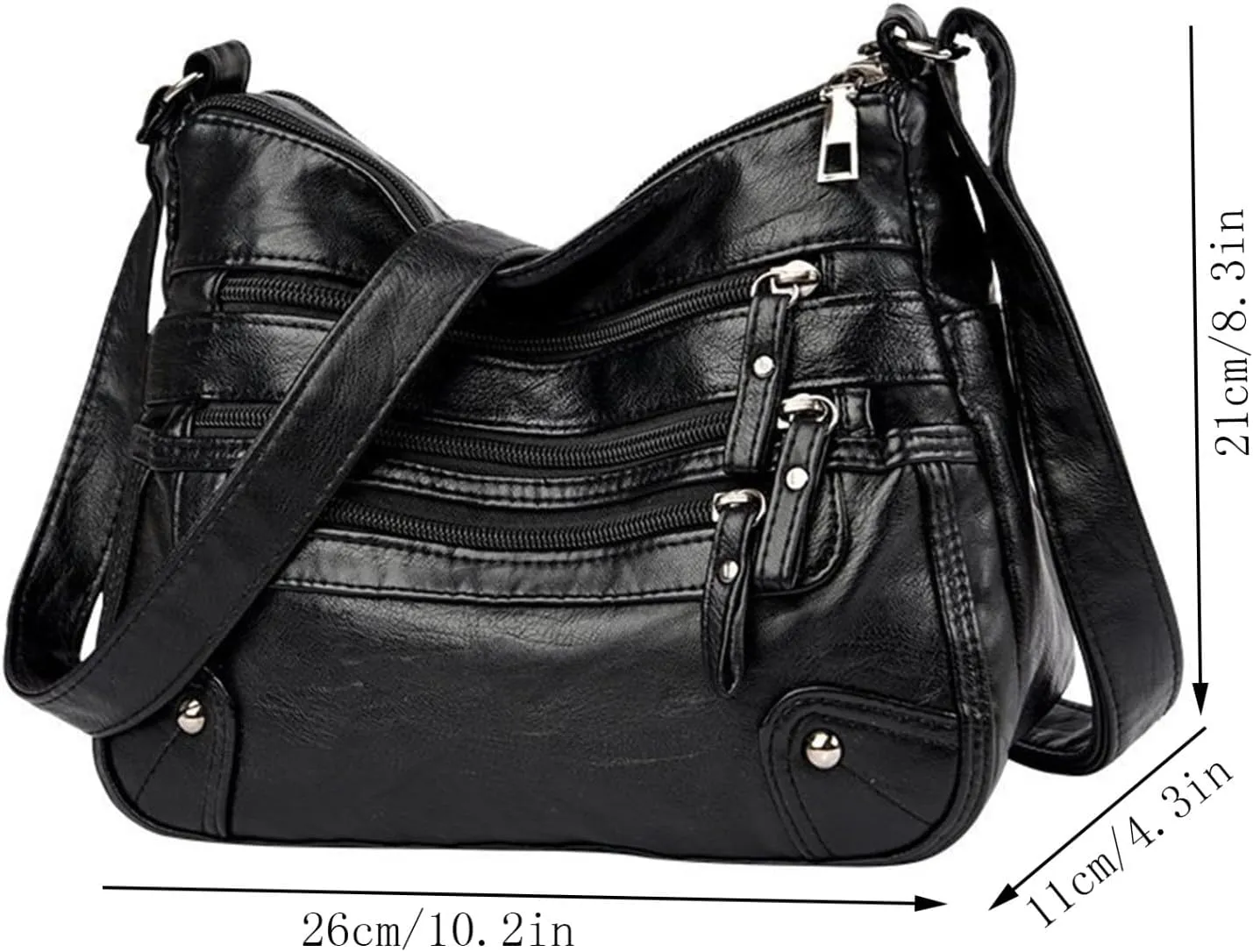 Summer Purses for Women 2025 Crossbody Retro Studded Crossbody Bags Small Shoulder Purses Travel Bag with Zipper(Brown)
