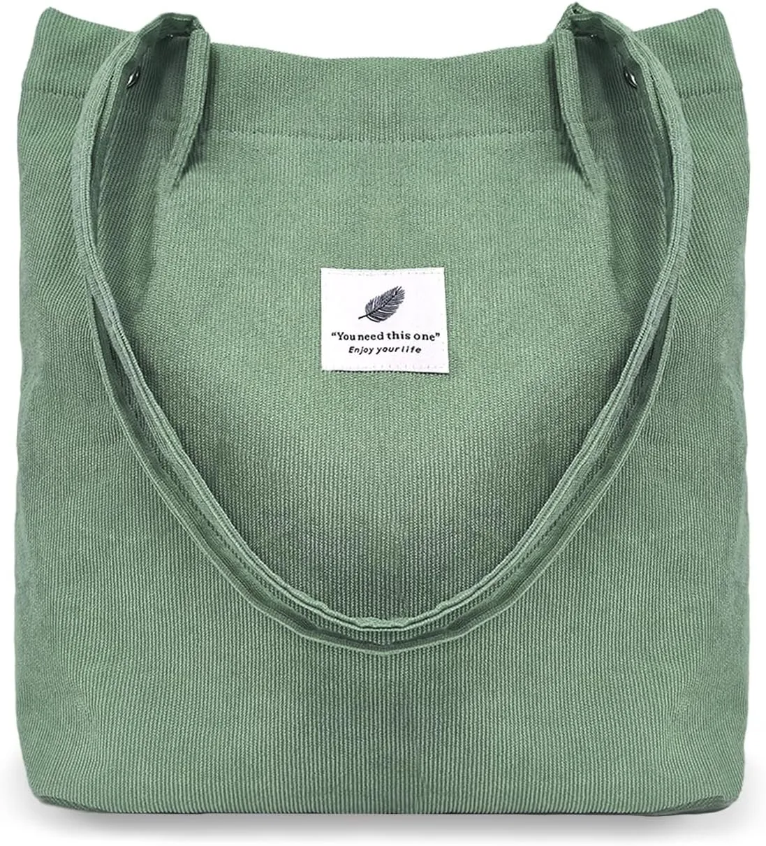 TELLUMO Fashion Corduroy Tote Bag Cow Print Bag Purses for Women Teen Girls with Inner Pocket