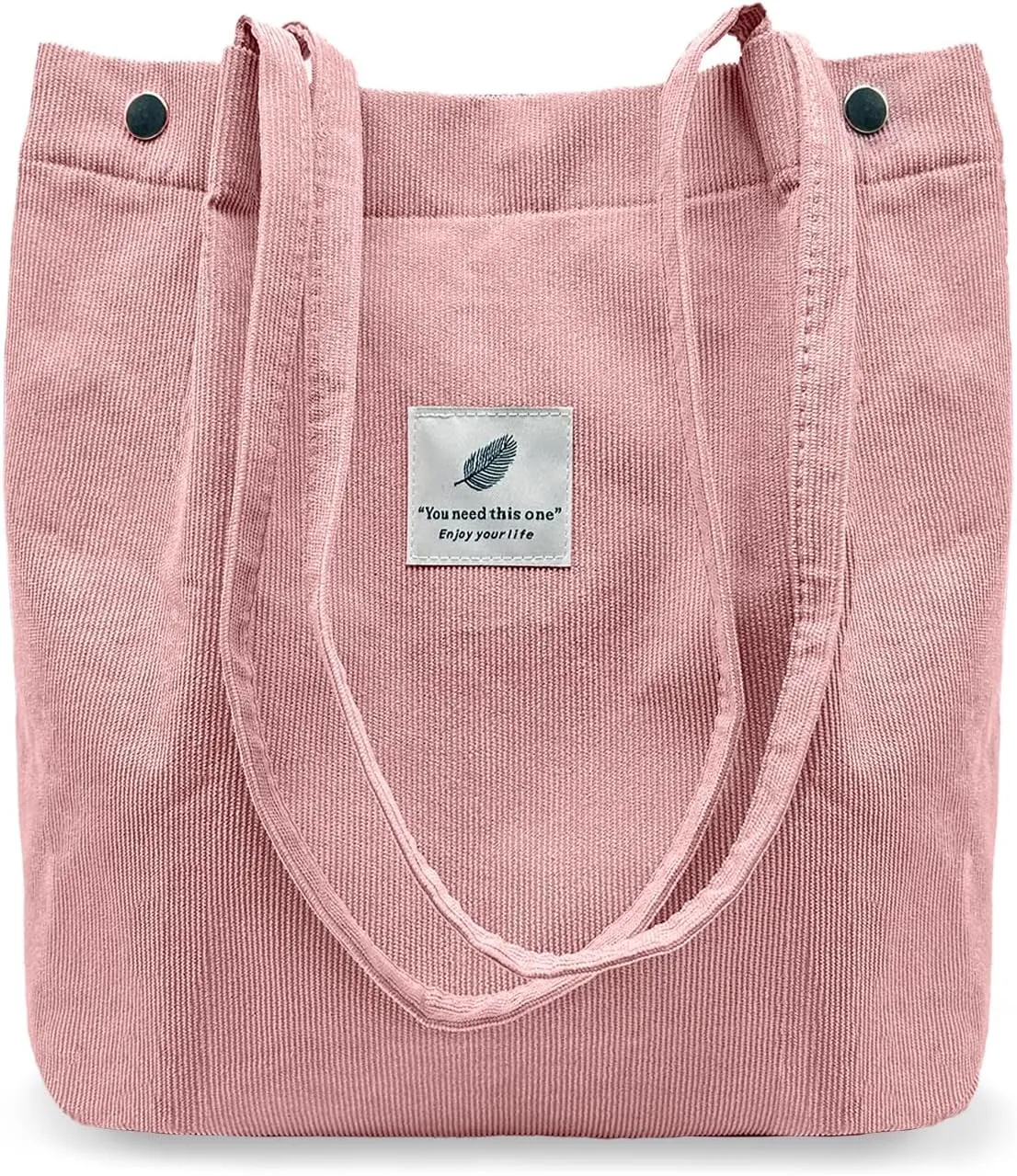 TELLUMO Fashion Corduroy Tote Bag Cow Print Bag Purses for Women Teen Girls with Inner Pocket