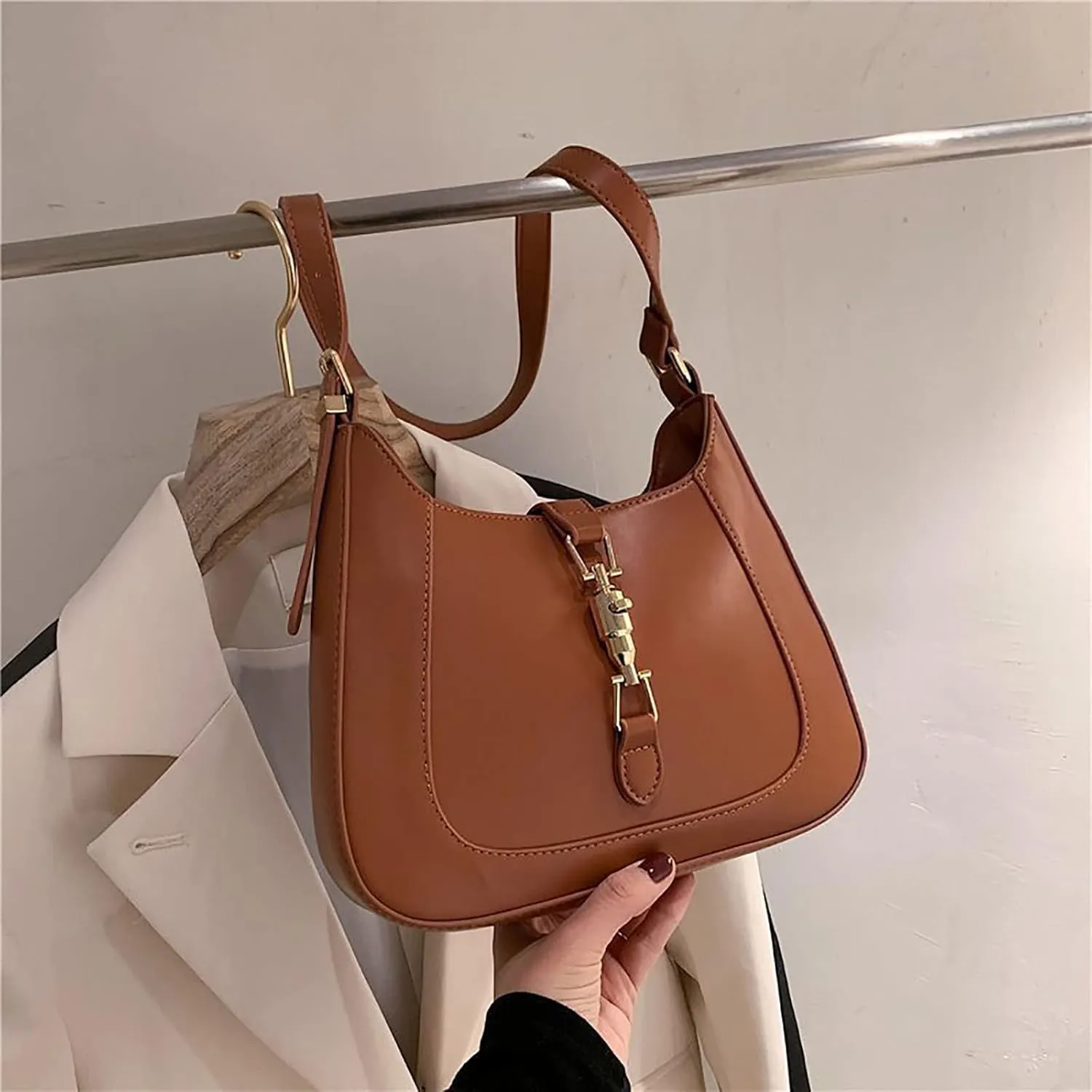 Tote Bag For Women Elegant Dumplings Handbags Ladies Purse Satchel Shoulder Bags Underarm Bag Leather Bag For Ladies J