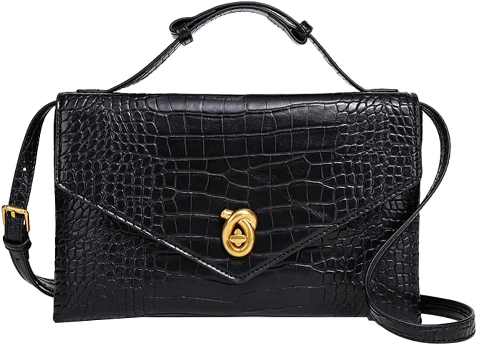 Vegan Leather Tote Bag Shoulder Handbag for Women Designer Crossbody Bag Evening Purse Leather Envelope Clutch Satchels 2025