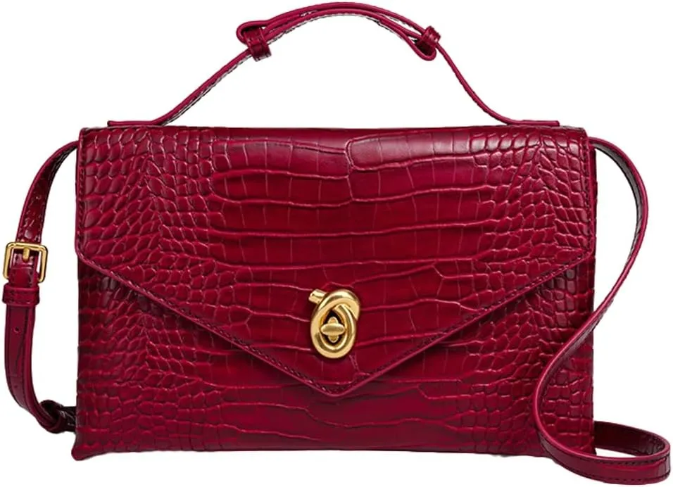 Vegan Leather Tote Bag Shoulder Handbag for Women Designer Crossbody Bag Evening Purse Leather Envelope Clutch Satchels 2025