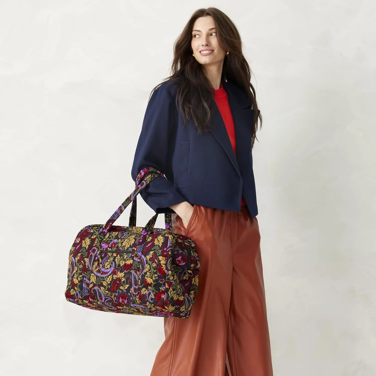 Vera Bradley Premium Cotton Miramar Weekender