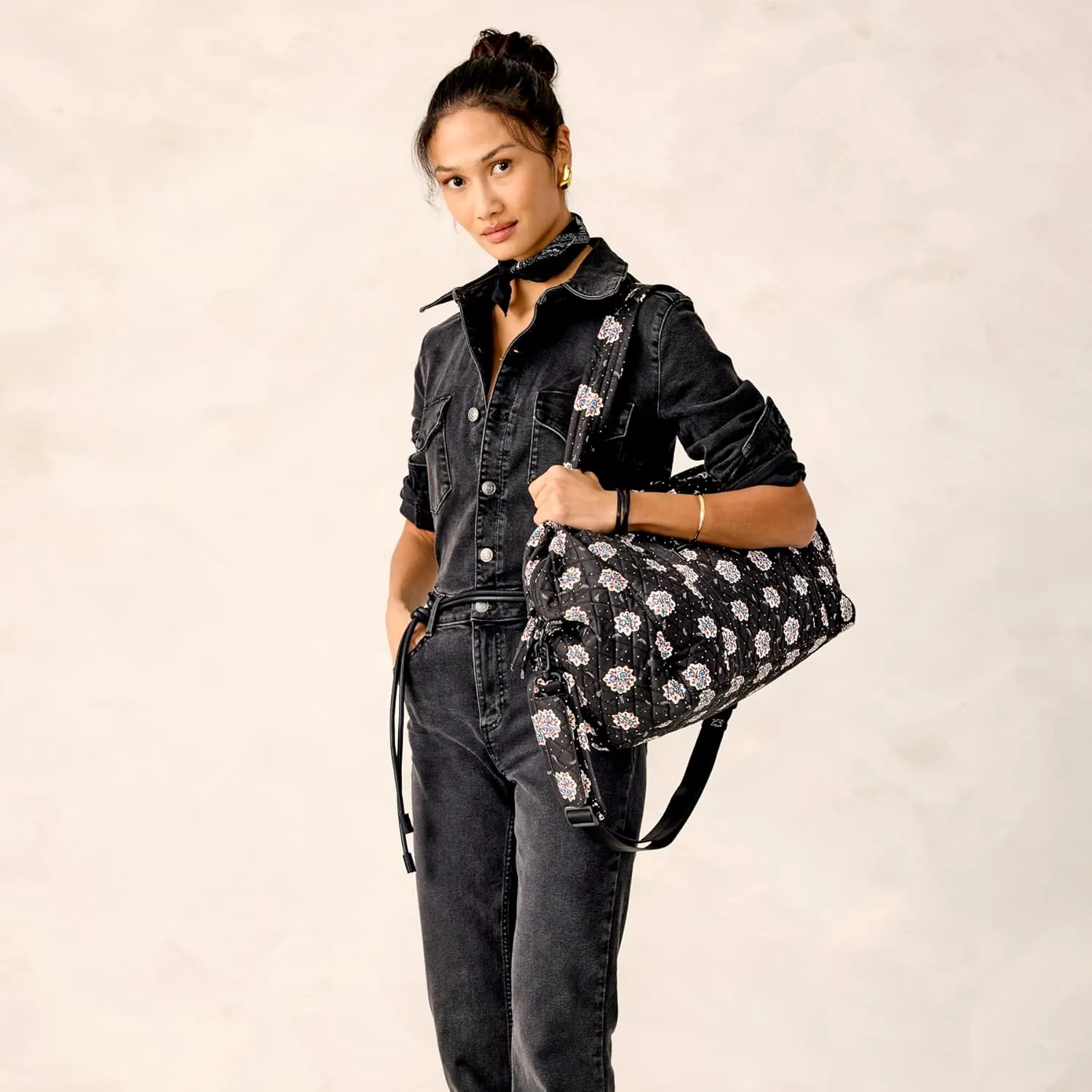 Vera Bradley Premium Cotton Miramar Weekender