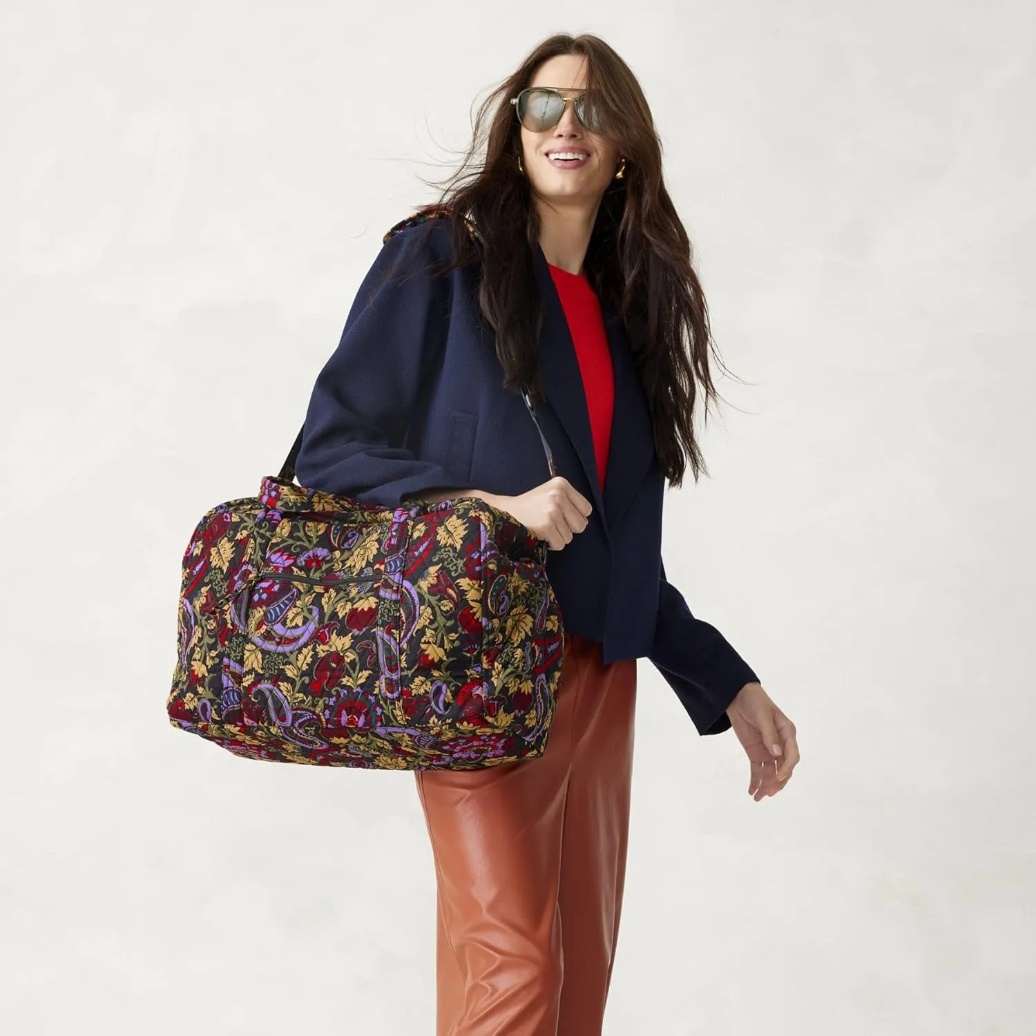 Vera Bradley Premium Cotton Miramar Weekender