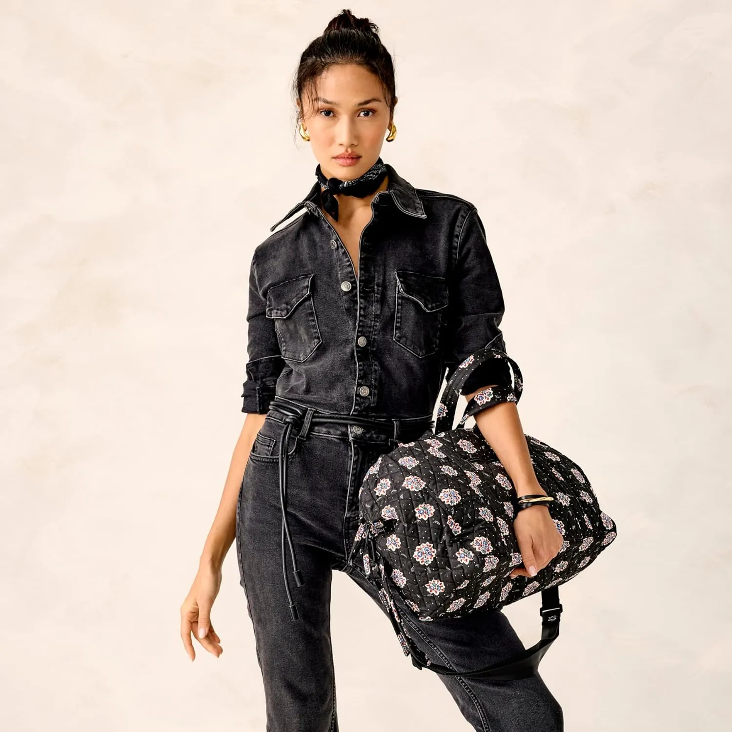 Vera Bradley Premium Cotton Miramar Weekender