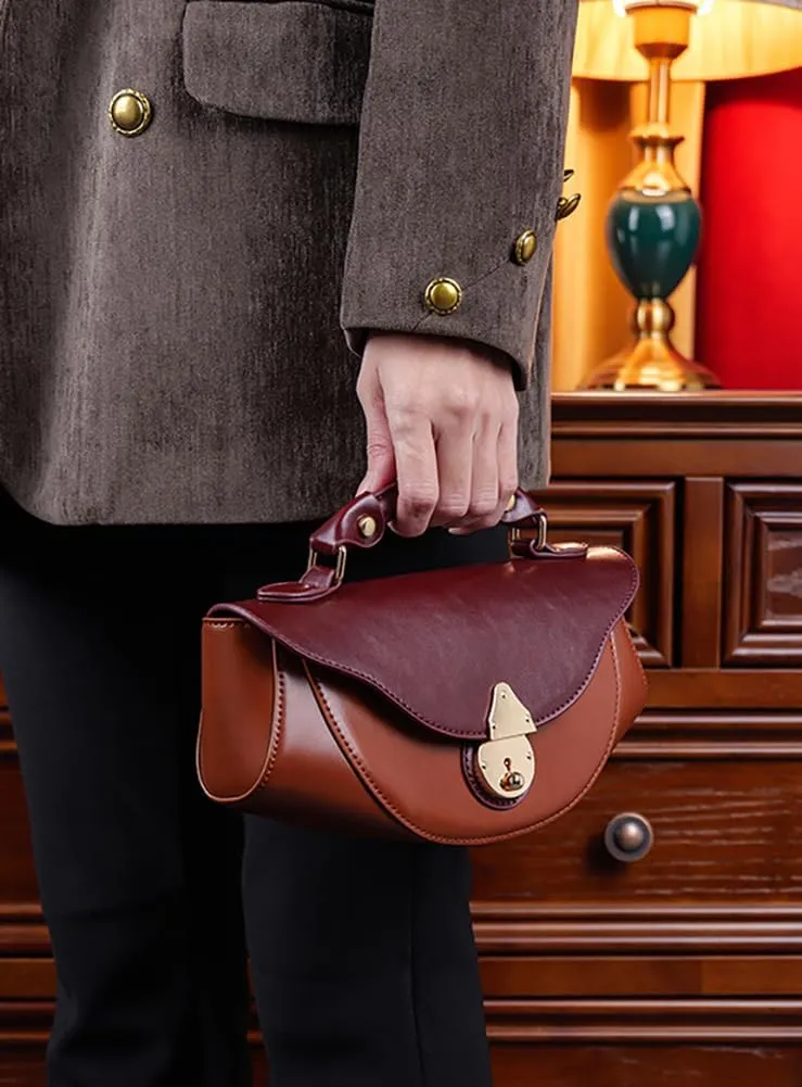 Vintage Evening Clutch Purses for Women Small Vegan Leather Shoulder Crossbody Bags Handbag Top Handle Satchels