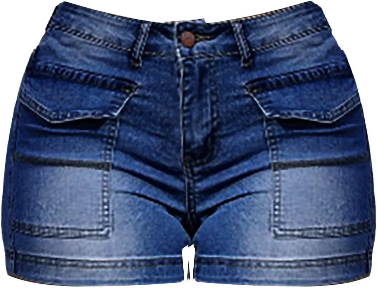 Womens 2024 Y2K Mini Denim Shorts Ripped Stretchy Jeans Shorts Casual Shorts Trendy High-Waisted Cotton Denim Shorts