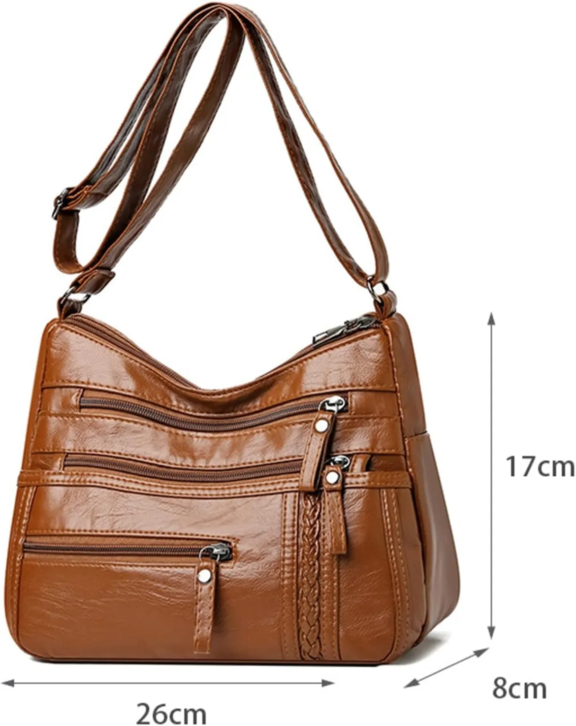 Womens Purses and Handbags Cute Hobo Tote Handbags Mini Clutch Purses with Zipper Closure Lightweight Work Bag(Blue)