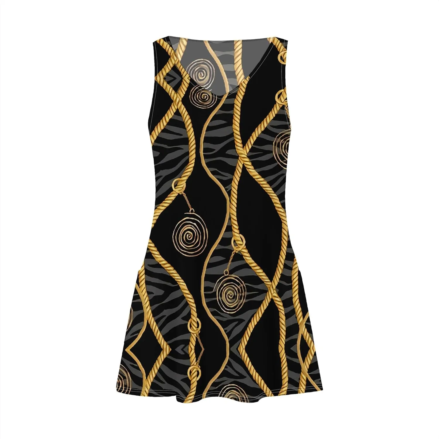 Womens Summer Dresses Casual V Neck Sleeveless Beach Sundresses Fashion A-Line Tank Mini Dress Swimsuit Coverup with Pockets